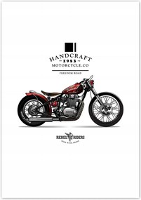 Poszterek 70x100 Motorkerékpár Antik Vintage