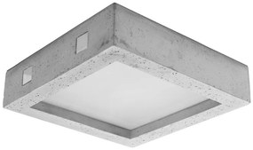SOLLUX SL-0995 RIZA Négyzetes Mennyezeti Lámpa Szürke LED IP20