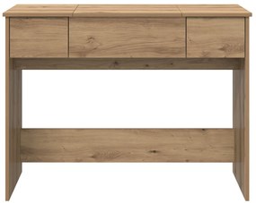 fésülködőasztal tükörrel Kézműves tölgy 100x45x76 cm
