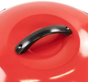 Faszenes kerti gömb grillsütő kerekes