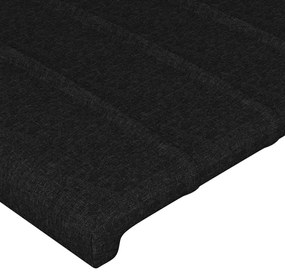 4 db fekete szövet fejtámla 72 x 5 x 78/88 cm