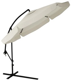 LEVI összecsukható kerti napernyő 300 cm, bézs + ingyenes csomagolás