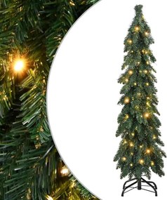 vidaXL megvilágított műkarácsonyfa 60 LED-del 120 cm