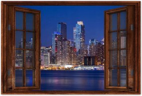 Poszterek 120x80 New York éjszaka