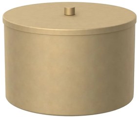 Luminex Tároló fémdoboz 12x17,5 cm arany LU8090