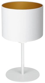 Luminex Asztali lámpa ARDEN 1xE27/60W/230V á. 18 cm fehér/arany LU3451