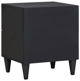 vidaXL Éjjeli asztal fiókkal Barna 40 x 33,5 x 46 cm Tömör Mangófát