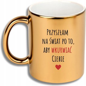 Arany Bögre Ajándék Különböző Alkalmakra Ajándék Jött A Világ