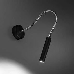 Sollux SL.0910 - Rugalmas kicsi lámpa AXIL 1xG9/12W/230V fekete