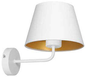 Luminex Fali lámpa ARDEN 1xE27/60W/230V fehér/arany 3455