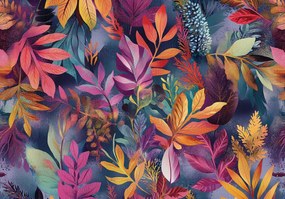 Fotótapéta Levelek A Flizelinen A Hálószoba Nappalijába fotótapéta a falra