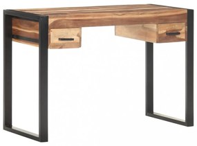 tömör fa íróasztal 110 x 50 x 76 cm