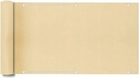 Erkélyszőnyeg 75 x 300 CM Bézs Erkélyre Teraszra 160G/M2