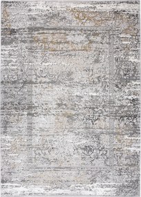 Hera Szőnyeg 80x150 Stílusos Modern Divatos Fényes Szürke Bézs krém w21