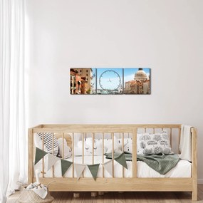 Kép - Velence (órával) (90x30 cm)