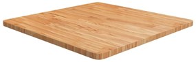 világosbarna kezelt tömör tölgyfa négyzet asztallap 70x70x2,5cm