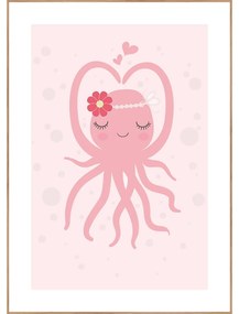 Gyerek kép 30x40 cm Oktopus – Malerifabrikken