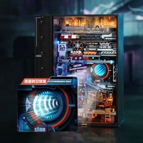 RoboTime - 3D mechanikus Üveggolyó pálya puzzle Múltbéli város