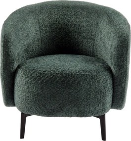 Fotel, zöld/fekete, PRESO