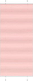 vidaXL pliszírozott redőny rózsaszín 100x200 cm szövetszélesség 99,4cm