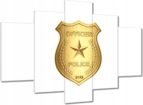 Festmények 150x105 Arany rendőr jelvény