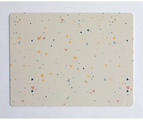 Tiny Geometry bézs íróasztal alátét, 55 x 35 cm - The Wild Hug