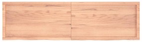 világosbarna kezelt tömör tölgyfa asztallap 180x50x(2-6) cm
