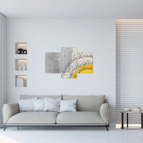 Kép - N⁰3 strand absztrakt festménye (90x60 cm)