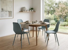 Étkezőszék OSAKA műanyag, petrolkék