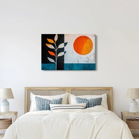 Kép - Növény és nap absztrakciója (90x60 cm)