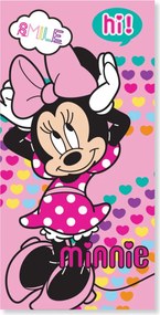 Disney Minnie Hearts fürdőlepedő, strand törölköző 70x137 cm (Fast Dry)