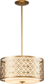 Elstead Lighting Ziggy ZIGGY-2P-M-LG Függőlámpa 2x60 W/E27