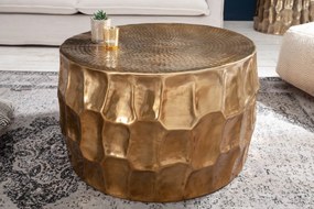 ORGANIC ORIENT arany alumínium dohányzóasztal 68cm