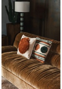 Barna bársony kanapé 214 cm Douglas – Dutchbone