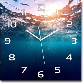 Üveg falióra, nagy Víz alatti világ 60x60