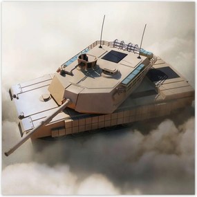 Poszterek 30x30 Nehéz katonai tank