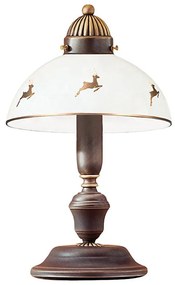 Kolarz 731.73.150 - Asztali lámpa NONNA 1xE14/60W/230V szarvas rózsaarany