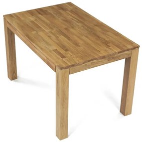 Tömör Tölgy Étkezőasztal 120×80 cm. DS-H120 DUB