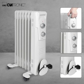 Clatronic RA 3735 olajradiátor, 7 lamellás, 7lamella