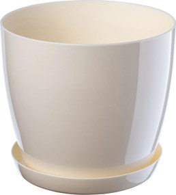 Virágtartó Fedő Krémszínű Állvány 16cm