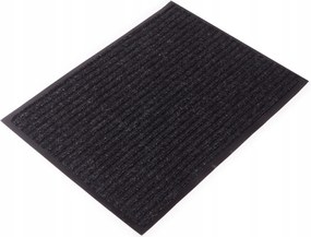 Linder Exclusiv Lábtörlő 80x180 cm Fekete