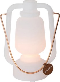 Asztali lámpa újratölthető 22 cm IP44 fehér - Storm Mini