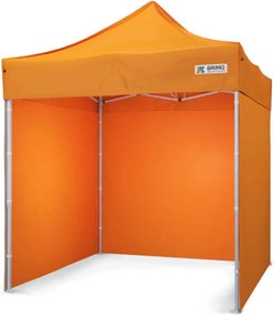 Összecsukható sátor 2x2m - 2x2m plusz 3 oldalfal - Narancssárga