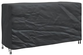 Kültéri bútorhuzat Fekete 180 x 70 x 90 cm 210D