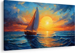 Kép - Vitorlások (90x60 cm)