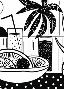 Poszter 39,5x55cm Trópusi játék