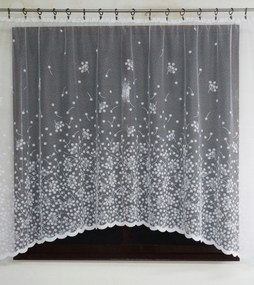 Mg Függöny 4614 Fehér Ív 270X115 kész szalaggal