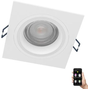 Eglo 900765 - LED RGBW Dimmelhető fügesztett mennyezeti lámpa CAROSSO-Z 4,7W/230V fehér