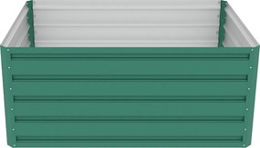 Emelt virágágyás G21 Daisy 120 x 90 x 52 cm, fém,zöld