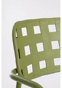 Zöld fém kerti szék szett 4 db-os Clover – Bizzotto